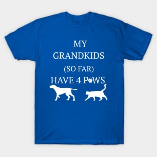 Grandkids have 4 paws T-Shirt